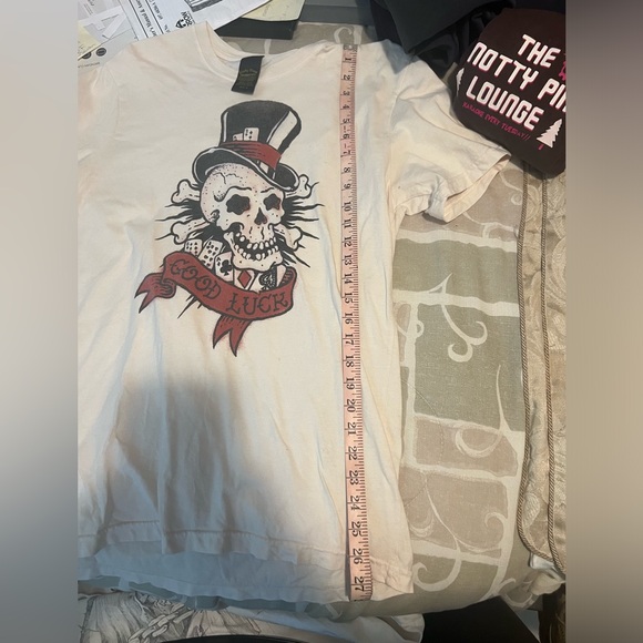 Good Luck Skull Casino Shirt - Picture 6 of 6
